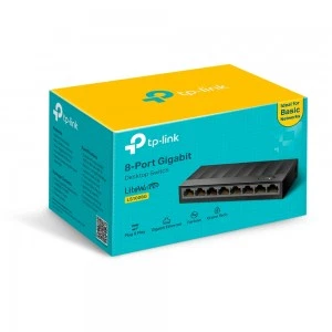 TP-Link LS1008G - 8-портовый гигабитный неуправляемый коммутатор (ТП-ЛИНК) TP-Link LS1008G - 8-портовый гигабитный неуправляемый коммутатор (ТП-ЛИНК)