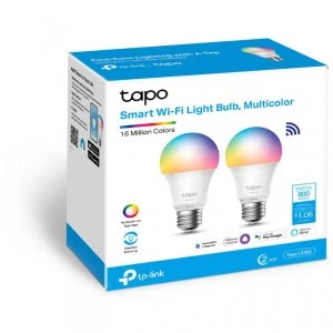 TP-Link Tapo L530E комплект из 2 умных многоцветных Wi‑Fi ламп E27 (ТП-ЛИНК) TP-Link Tapo L530E комплект из 2 умных многоцветных Wi‑Fi ламп E27 (ТП-ЛИНК)