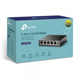 TP-Link TL-SF1005P Fast Ethernet PoE+ коммутатор (ТП-ЛИНК) TP-Link TL-SF1005P Fast Ethernet PoE+ коммутатор (ТП-ЛИНК)