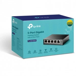 TP-Link TL-SG1005P гигабитный PoE+ коммутатор (ТП-ЛИНК) TP-Link TL-SG1005P гигабитный PoE+ коммутатор (ТП-ЛИНК)