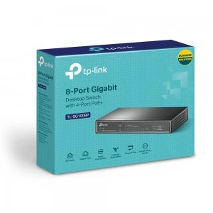 TP-Link TL-SG1008P гигабитный PoE+ коммутатор (ТП-ЛИНК) TP-Link TL-SG1008P гигабитный PoE+ коммутатор (ТП-ЛИНК)