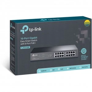 TP-Link TL-SG1016PE гигабитный коммутатор PoE+ (ТП-ЛИНК) TP-Link TL-SG1016PE гигабитный коммутатор PoE+ (ТП-ЛИНК)