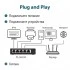 TP-Link TL-SG105 — гигабитный настольный коммутатор (ТП-ЛИНК) TP-Link TL-SG105 — гигабитный настольный коммутатор (ТП-ЛИНК)