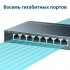 TP-Link TL-SG108 8-портовый гигабитный коммутатор (ТП-ЛИНК) TP-Link TL-SG108 8-портовый гигабитный коммутатор (ТП-ЛИНК)