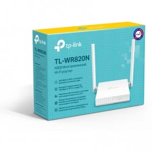 TP-Link TL-WR820N Wi‑Fi роутер N300 (ТП-ЛИНК) TP-Link TL-WR820N Wi‑Fi роутер N300 (ТП-ЛИНК)