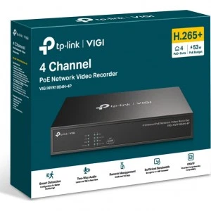 TP-Link VIGI NVR1004H-4P IP-видеорегистратор (ТП-ЛИНК) TP-Link VIGI NVR1004H-4P IP-видеорегистратор (ТП-ЛИНК)